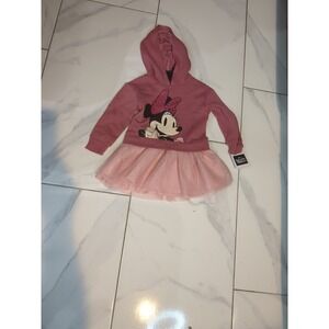 NEW Disney Minnie Mouse Tulle Dress Pink Size 2T NWT
